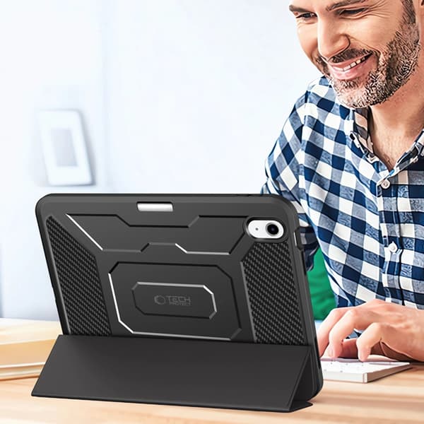 Tech-Protect iPad 10.9 2022 Taske Endurance - Sort Svart