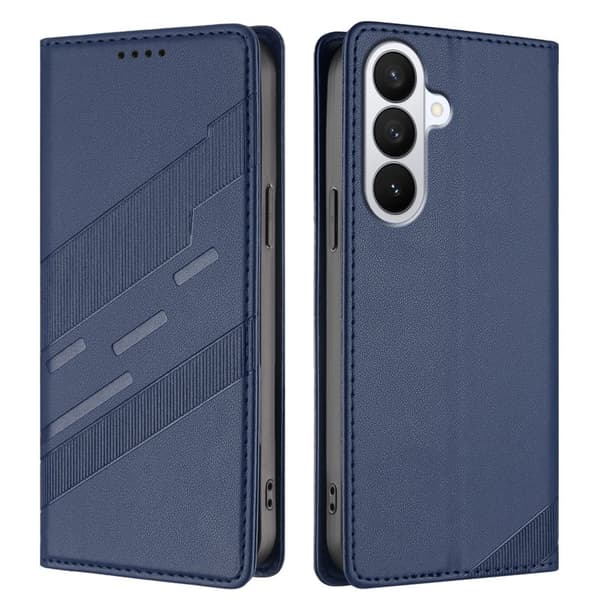 Plånboksfodral för Samsung Galaxy S26 Plus Konstläder Ställ - Mörkblå