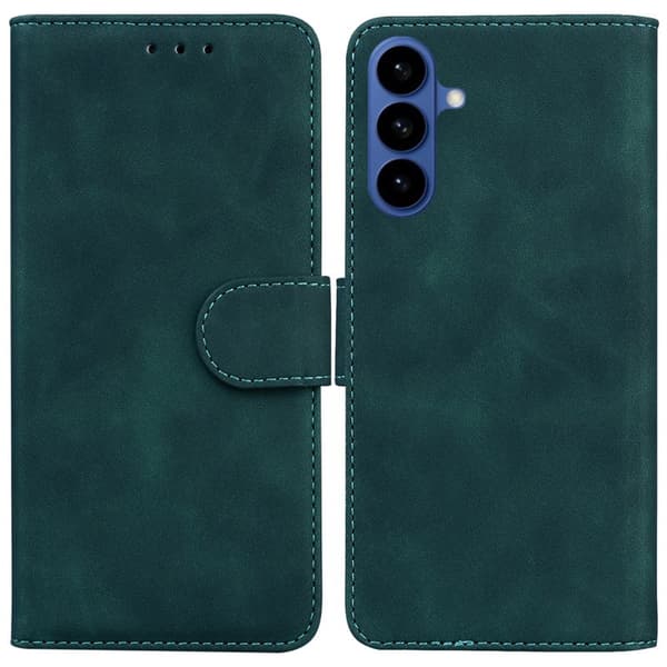 Plånboksfodral för Samsung Galaxy S26 Plus Konstläder - Grön