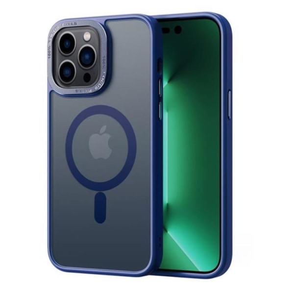 BOOM iPhone 14 Pro Mobilskal Magsafe Frosted - Blå