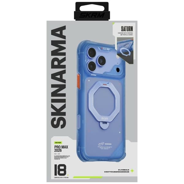 Skinarma Mobilskal För iPhone 18 Pro Max/17 Pro Max Magsafe Saturn - Blå