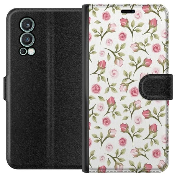 Pung Taske til OnePlus Nord 2 5G med Blomster