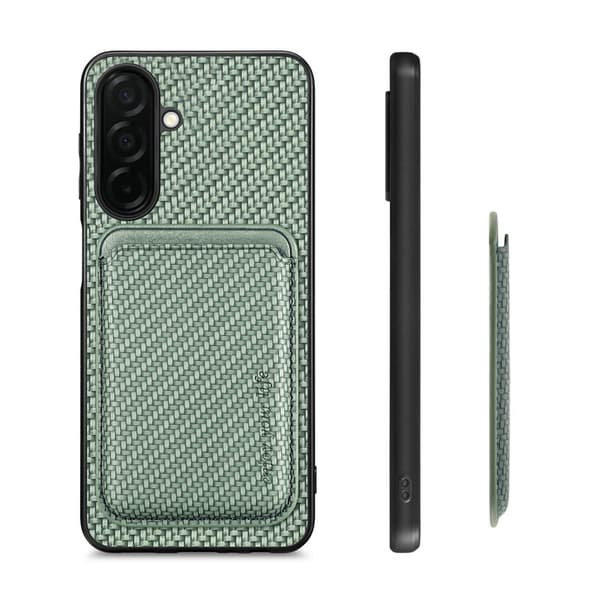 Mobilskal för Samsung Galaxy S26 Plus Magnetiskt med kortfack - Grön