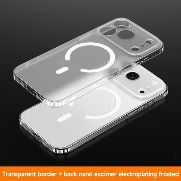 SULADA Mobilskal till iPhone 17 Pro MagSafe PC+TPU Matt Transparent