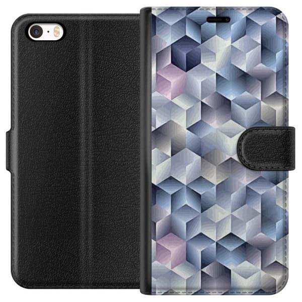 Plånboksfodral till Apple iPhone SE (2016) med Cyklon