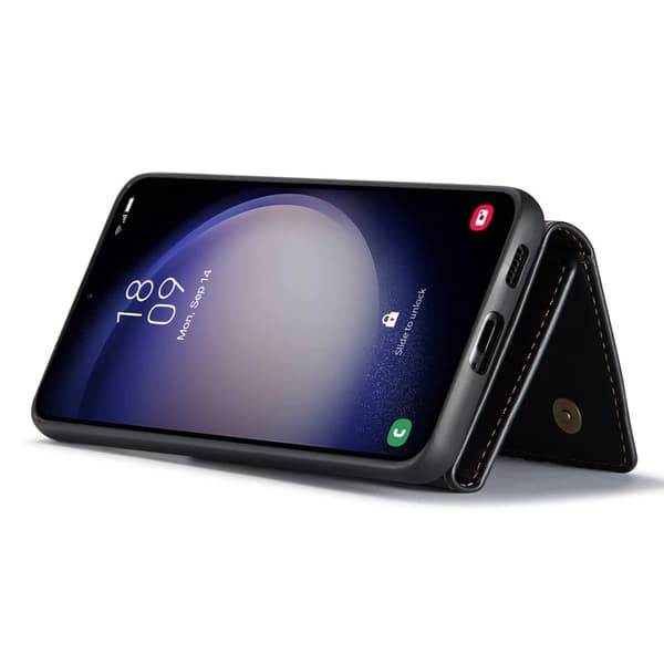 DG.Ming Plånboksfodral för Samsung Galaxy S26 Plus Magnetiskt PU + TPU - Svart