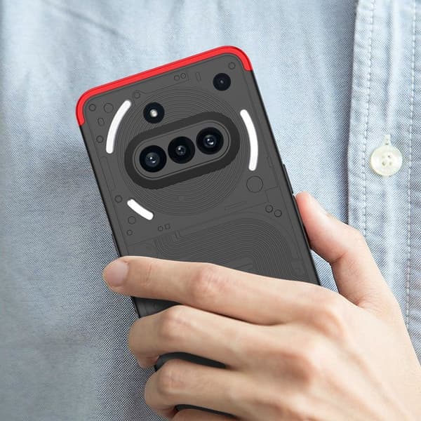 GKK Shield Series Nothing Phone (3a) Fodral Hård PC - Röd
