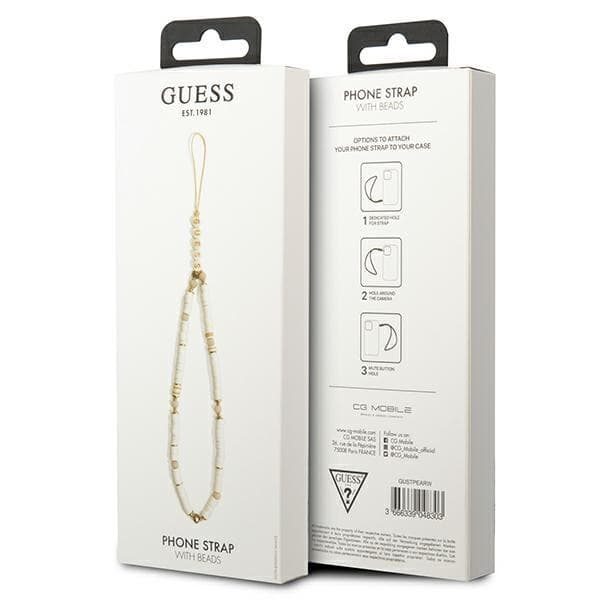 Guess Mobilrem Heishi Beads - Vit Vit
