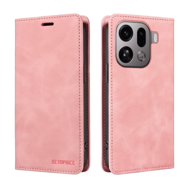 BETOPNICE Oppo Find X9 Pro 5G Plånboksfodral Konstläder - Rosa