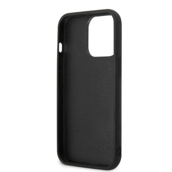 Karl Lagerfeld iPhone 13 Pro -kuori Ikonik Patch - Musta