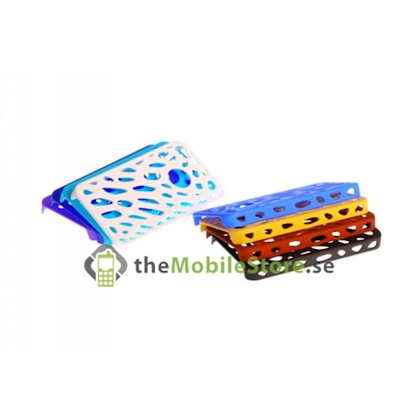 Perforated Baksideskal till iPhone 4S/4 (Perforate) (Vit) Vit