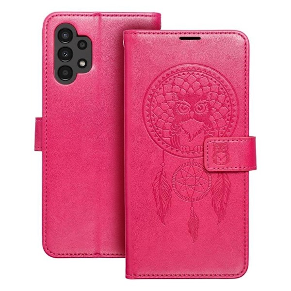 Galaxy A13 4G Plånboksfodral Mezzo Dreamcatcher - Magenta