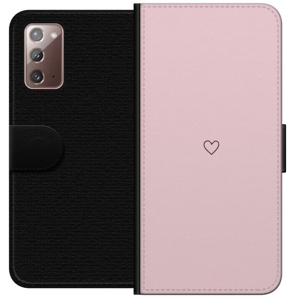 Plånboksfodral till Samsung Galaxy Note20 med Litet Hjärta