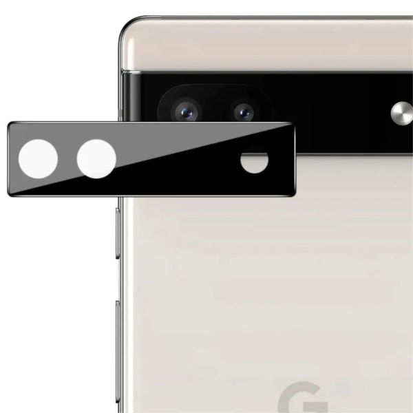 IMAK Google Pixel 6A kameralinsecover i hærdet glas