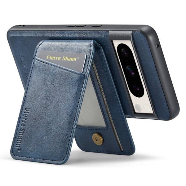 FIERRE SHANN 025 Google Pixel 8 Pro Fodral PU+TPU - Blå