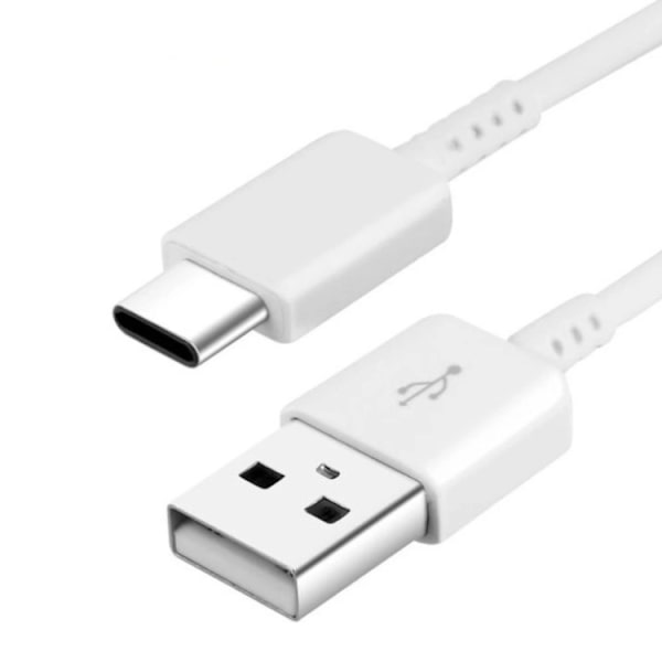 Samsung USB-A til USB-C Kabel 0.8m - Hvid Vit