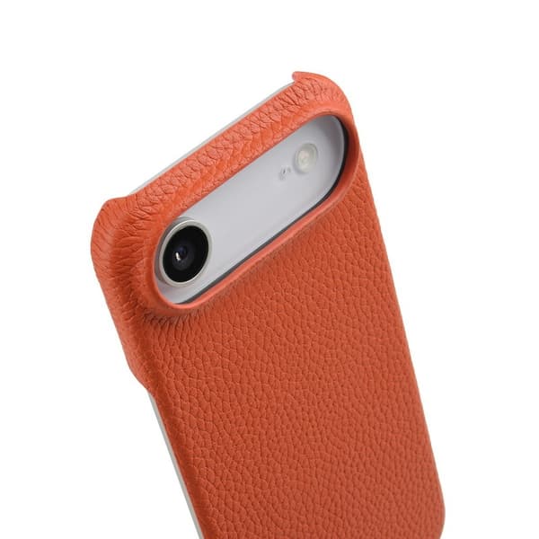 MELKCO Mobilskal till iPhone Air Äkta Läder PC MagSafe - Orange