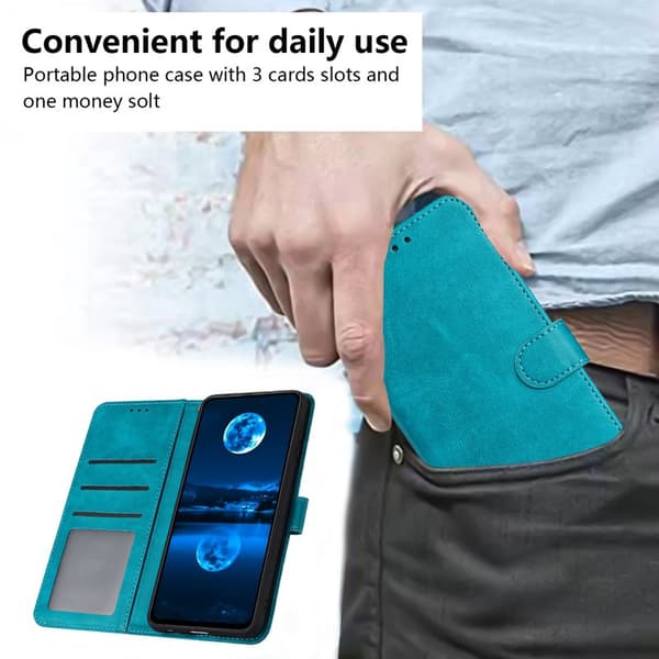 Plånboksfodral för Samsung Galaxy S26 Plus Flip Stand Konstläder - Grön
