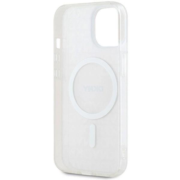 DKNY iPhone 15/14/13 Mobilskal Magsafe IML Mono & Stripe - Rosa