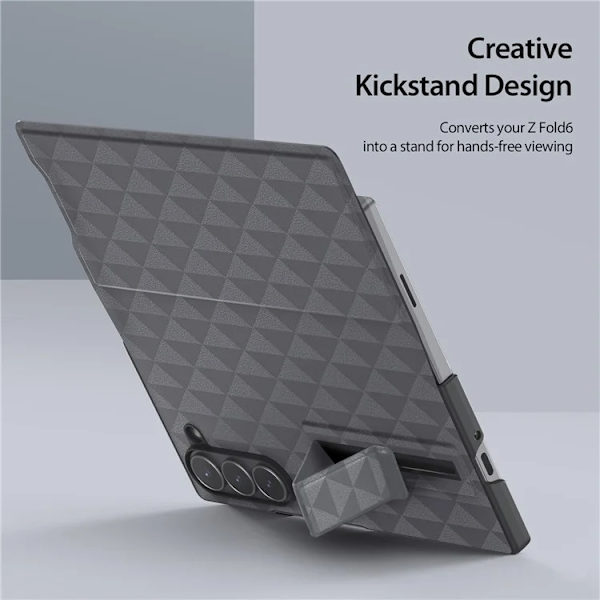 Dux Ducis Galaxy Z Fold 6 Plånboksfodral Fitt Kickstand - Grå Grå