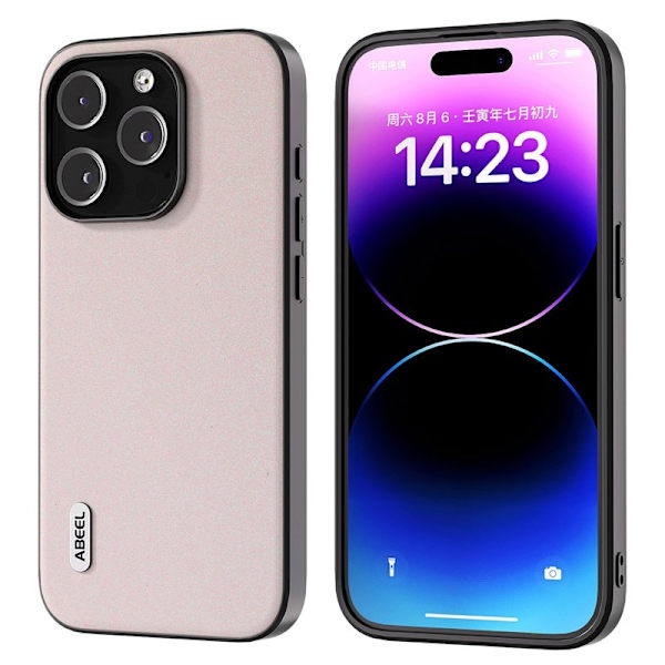 ABEEL Mobilskal till iPhone 15 Pro Max Glitter Drop-proof Vit