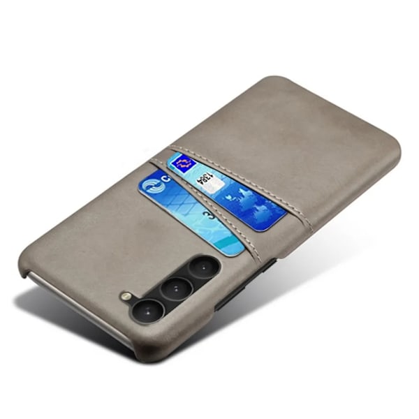 Galaxy S23 Mobilskal Korthållare - Grå