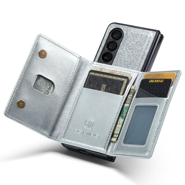 DG.MING M3 Series Mobilskal för Samsung Galaxy Z Fold4 5G Silver