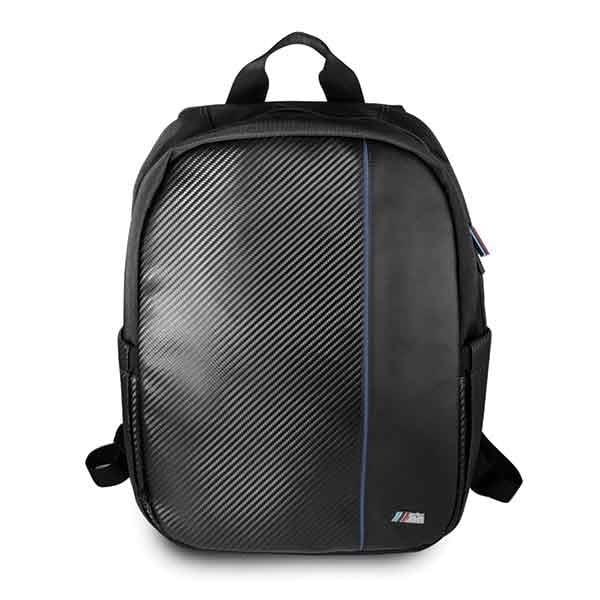 BMW Plecak Carbon Navy Stripe Ryggsäck 16" - Svart Svart