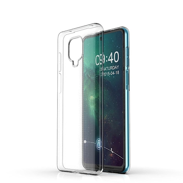 Redmi Note 9S/9 Pro Baksideskal Clear 2mm Mjukplast Transparent