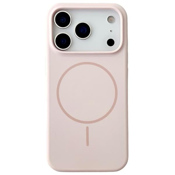 Mobilskal till iPhone 17 Pro MagSafe Silikon Anti Drop - Rosa Rosa