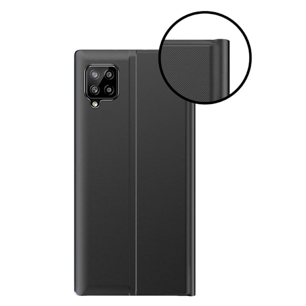 Galaxy A22 4G Mobilfodral Sleep Smart Window - Rosa