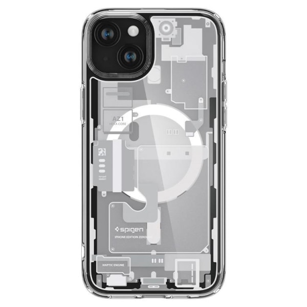 Spigen iPhone 15 Mobile Case Magsafe Ultra Hybrid - Zero One White