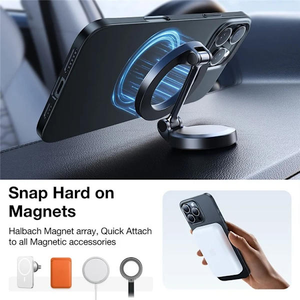 TORRAS Mobilskal till iPhone 15 Pro Max Magsafe Shockproof - Svart