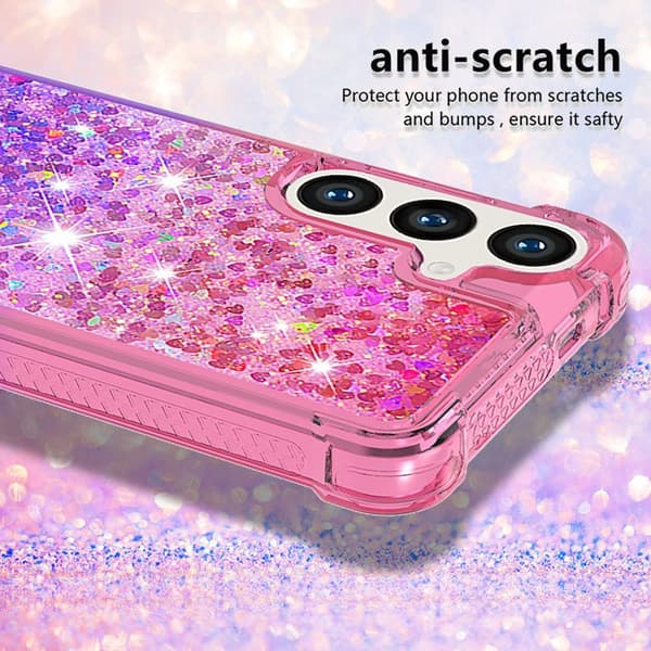 Mobilskal för Samsung Galaxy S26 TPU Gradient Quicksand - Lila-Rosa