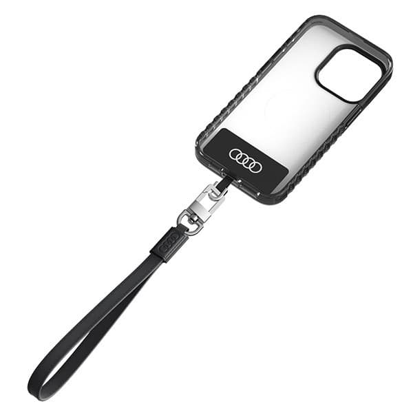 Audi bilrem læder 28cm 10mm (AU-HSLSLSL-GT/D1-BK) - sort