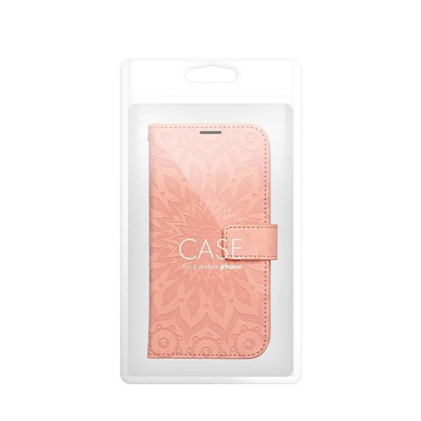 iPhone 16 Pro Plånboksfodral Mezzo Mandala - Peach Fuzz Rosa