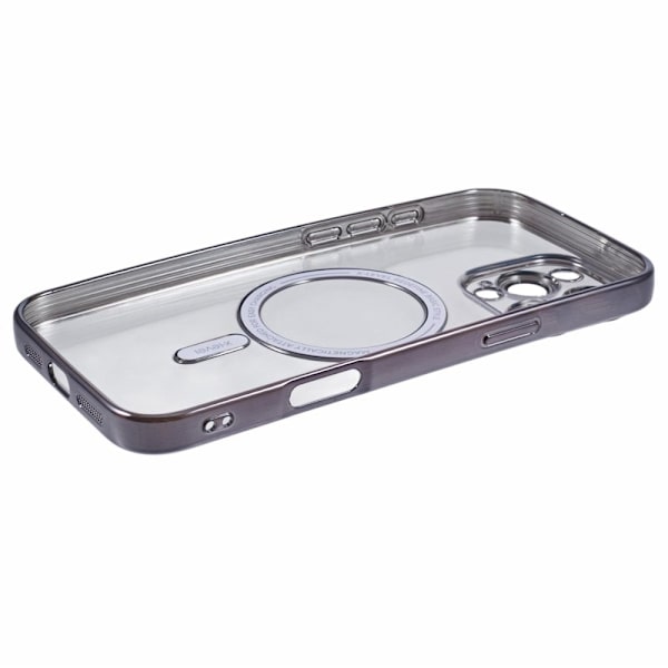 X-LEVEL Mobilskal till iPhone 16 Pro Max MagSafe Transparent TPU Grå