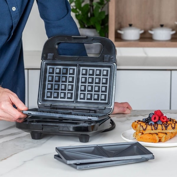 BLACK+DECK Sandwichgrill Sandwichvaffel