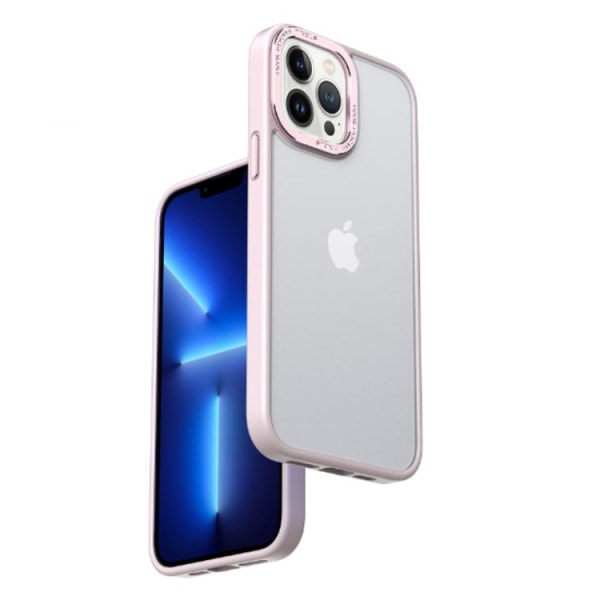 iPhone 14 Plus Cover Kameraramme i aluminiumslegering - Pink
