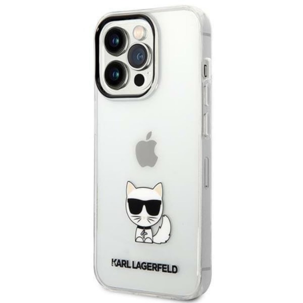 Karl Lagerfeld iPhone 14 Pro Max Cover läpinäkyvä Choupette Body
