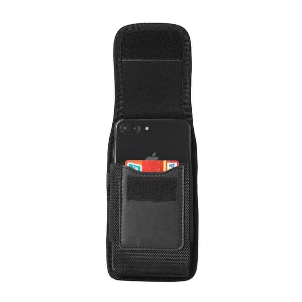 Halsbåndsetui Universal Etui Oxford Nylon - Sort Black