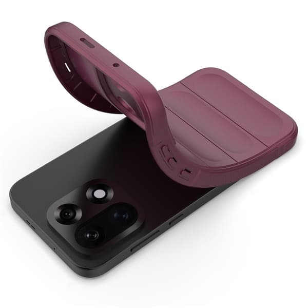 Mobilskal till OnePlus 15 5G Anti-Drop Soft TPU Rugged Vinröd