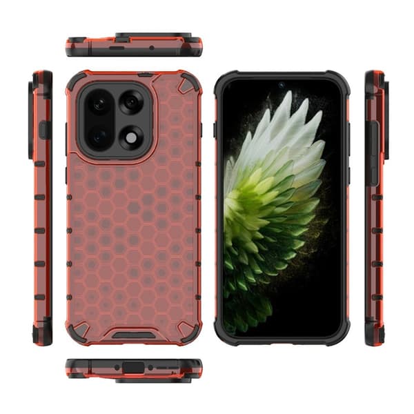 Mobilskal till OnePlus 15 5G Honeycomb Shape Röd
