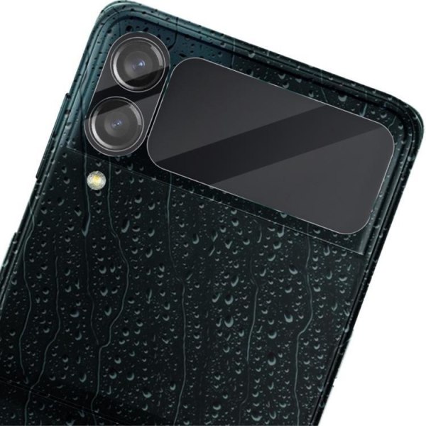 [1 pakkaus] Galaxy Z Flip 4 -kameran linssin suojus karkaistua lasia HD - Clea