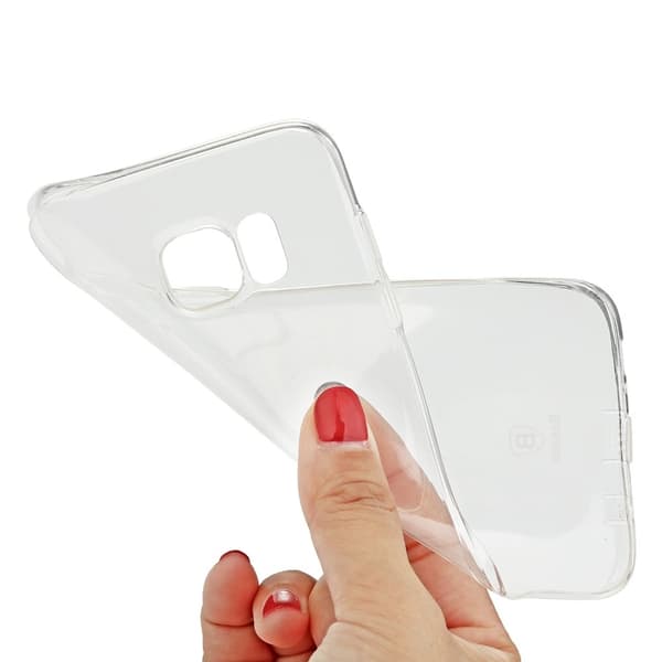 Baseus Air Series Samsung Galaxy S7 Edge - läpinäkyvä Transparent