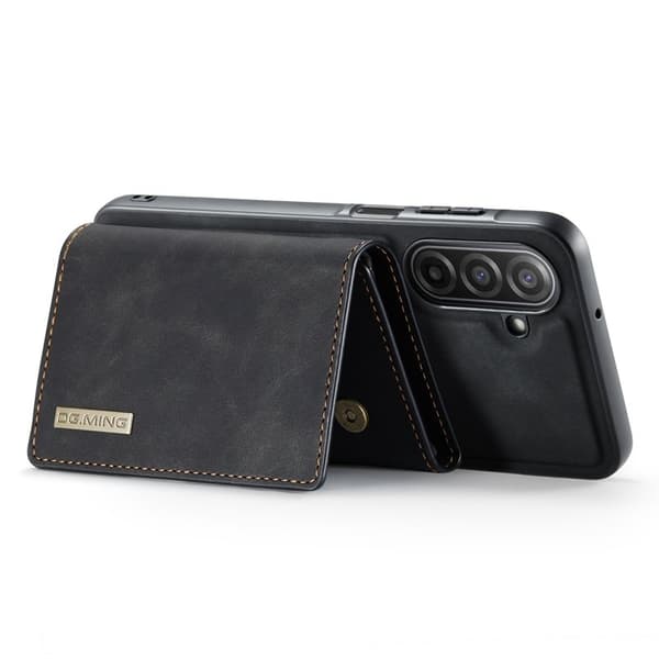 DG.MING Samsung Galaxy A17 5G Konstläder Plånboksfodral Svart