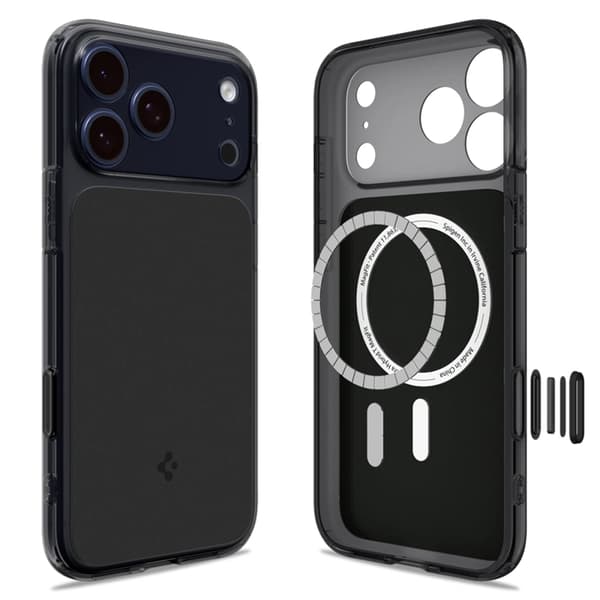 Spigen Telefontaske til iPhone 17 Pro Magsafe Ultra Hybrid - Mat Sort Svart