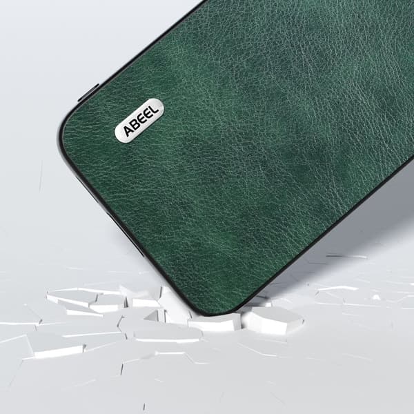 ABEEL Mobilskal till Samsung Galaxy S23 FE Läder TPU+PC Grön