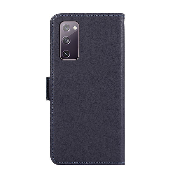 ABEEL Samsung Galaxy S20 FE Plånboksfodral Konstläder RFID-Skydd Blå