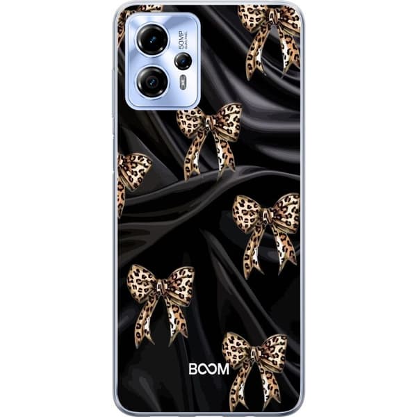 Telefontaske til Motorola Moto G13 med Leopard Bow